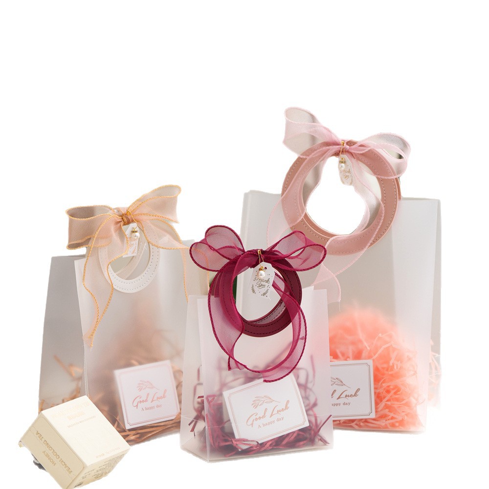 Bolsas de regalo, bolsas de mano, bolsas de regalo de mano, bolsas de regalo de cumpleaños, bolsas de regalo de día de San Valentín, bolsas pequeñas y transparentes