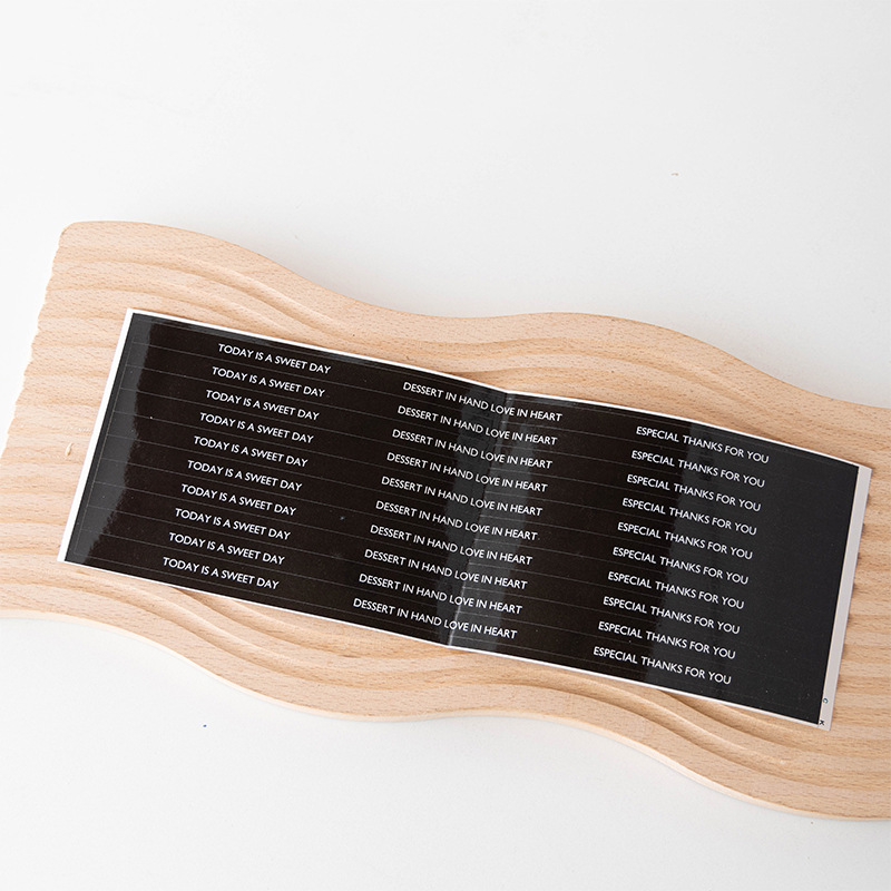 烘焙包装不干胶蛋糕可爱标签贴条吸塑盒防水封口贴纸做logo贴纸