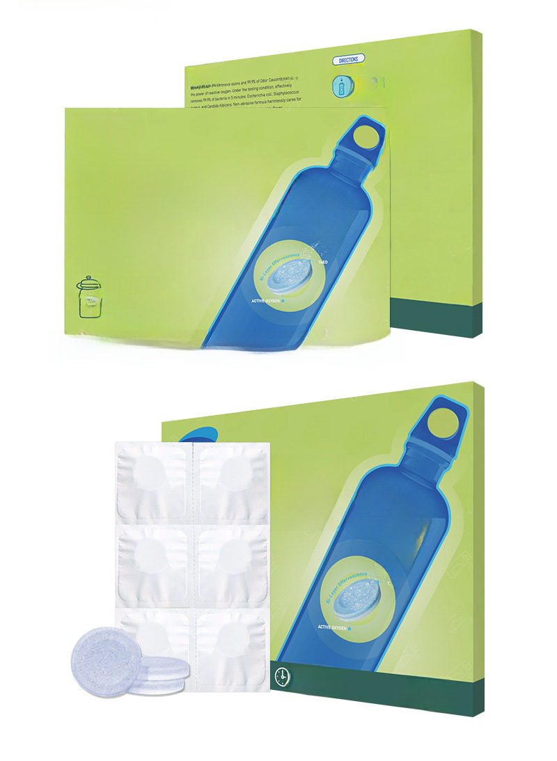 Active oxygen descaling Bottle Cleaning effervescent Tablets scavenger Bottle Cleaning Tablets