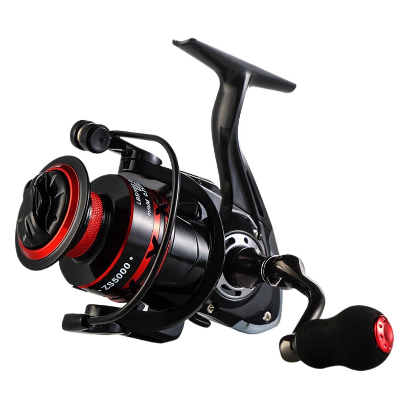 Golden Shark King carrete de pesca todo el metal rueda giratoria carrete de pesca tiro largo Luya ancla carrete de pesca rueda de polo mar