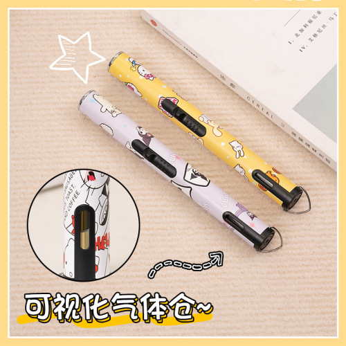 Kitchen stove for cooking tea, gas stove, aromatherapy, direct windproof, blue flame spray gun, rechargeable lighter, outlet ignition gun