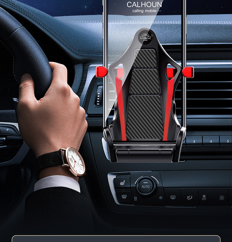 [Racing Bracket] 2025 New Racing Car Mobile Phone Bracket Inverted Hook Car Horizontal and Vertical Air Vent Mobile Phone