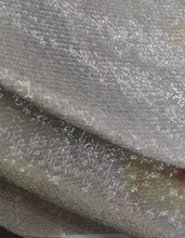 现货 5mm透明片网纱底部亮片绣花面料服装背景装饰亮片布料