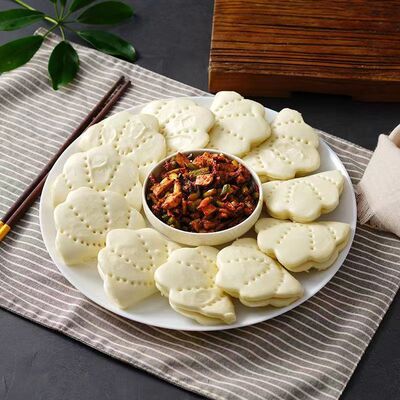 Jiangsu and Zhejiang Local flavor delicious food Chinese style Lotus-Leaf-Shaped Pancake Prefabrication Partially Prepared Products convenient Fast food Burger breakfast Pasta