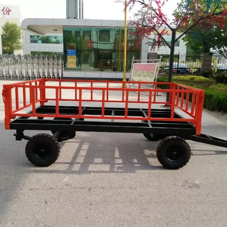 2吨框架围栏车 围栏拖车 2500*1500 9000元 货物运输牵引式拖车