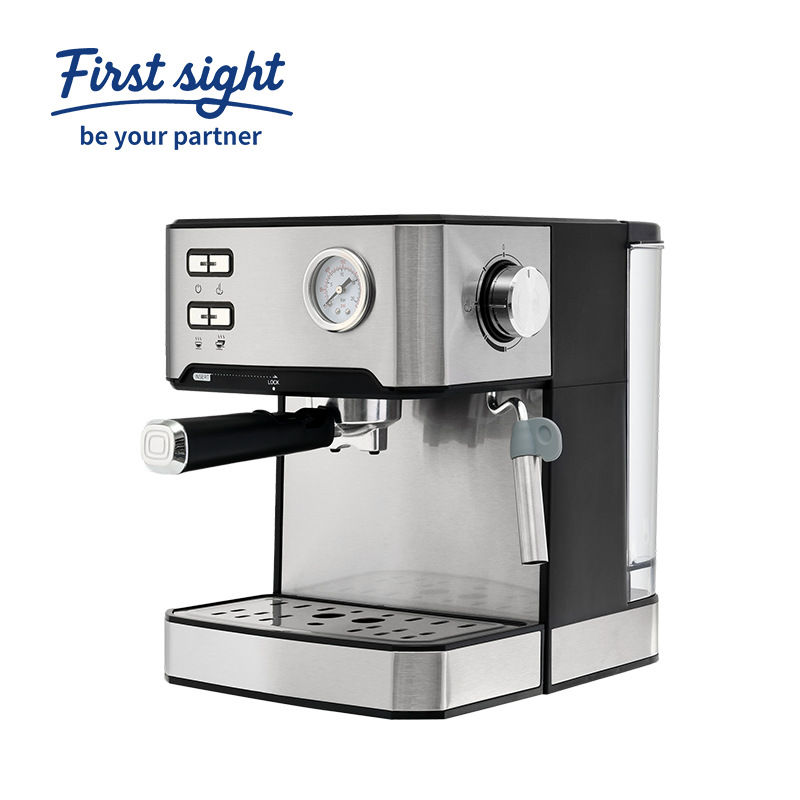 Gao Yan All-Steel Semi-Automatic Coffee Machine Commercial Professional Steam Milk Foaming Household Espresso Extraction Equipment