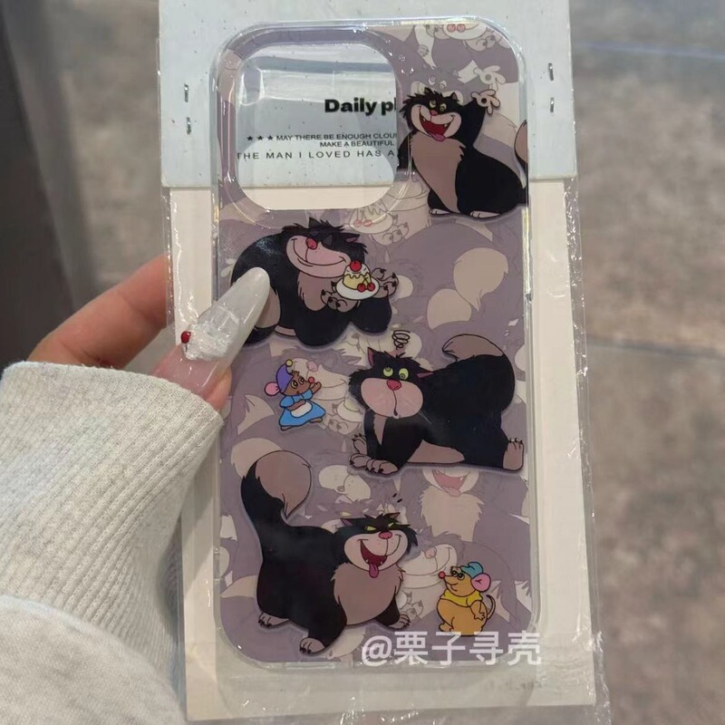 Cartoon Cute Double-Layer Four-Winged Lucifer Suitable for iPhone 17 Pro Max Apple 14 Phone Case 13 New Model 16