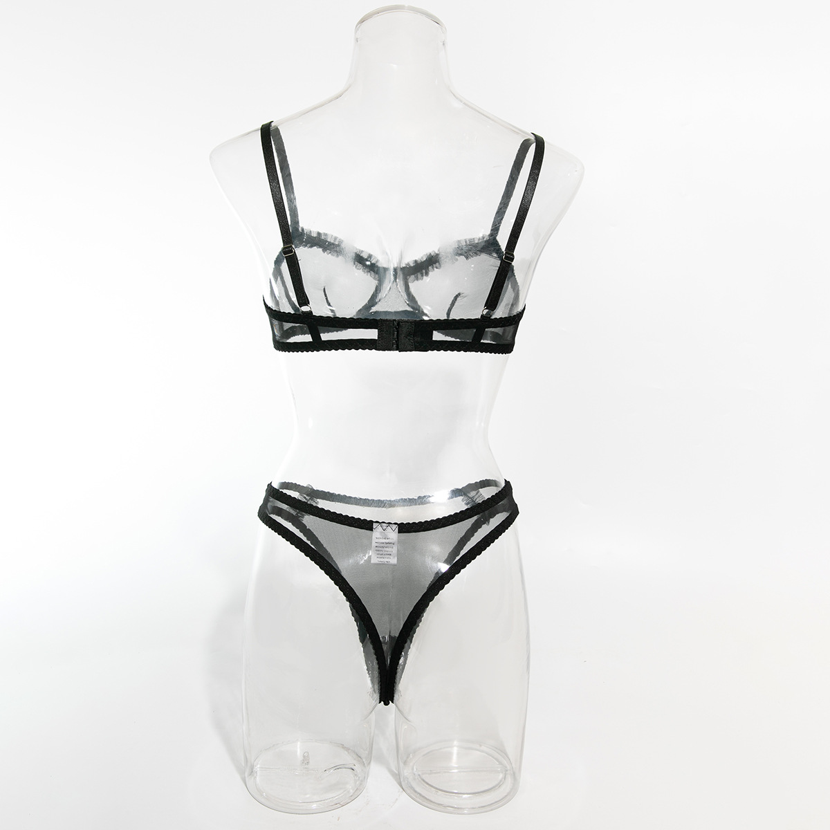 63g Weight Sexy Feel Of Sensation Bra&Panty Set Bra Category Polyester Fabric Type Gather, Breathable Function Solid Color Pattern 3/4 Cup Bra Cup All Seasons Season Simple Style Style Solid Color Sexy Gather Breathable Bra&Panty Set 14
