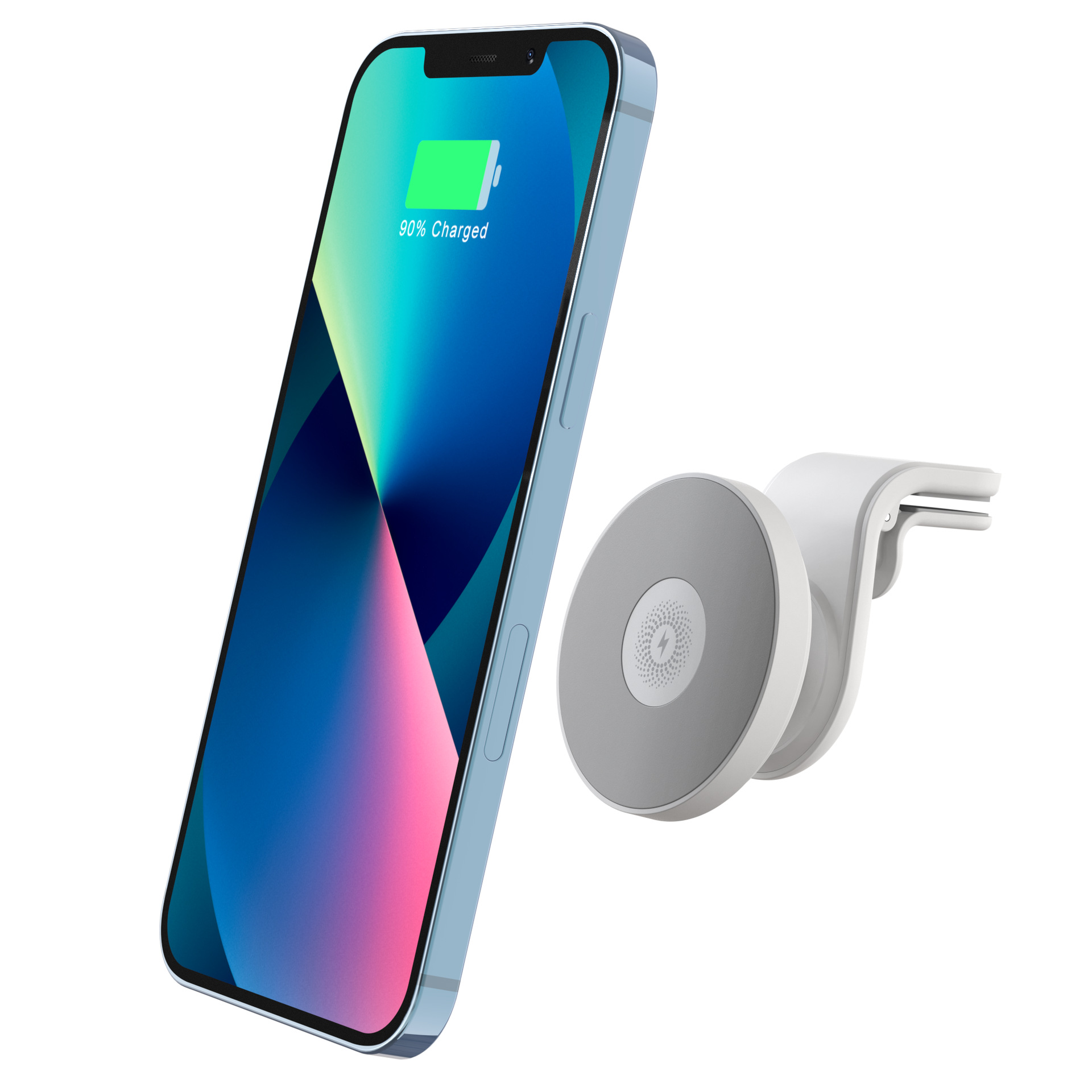 Cargador inalámbrico magnético de coche para Apple 12 iphone13 coche magnético cargador inalámbrico