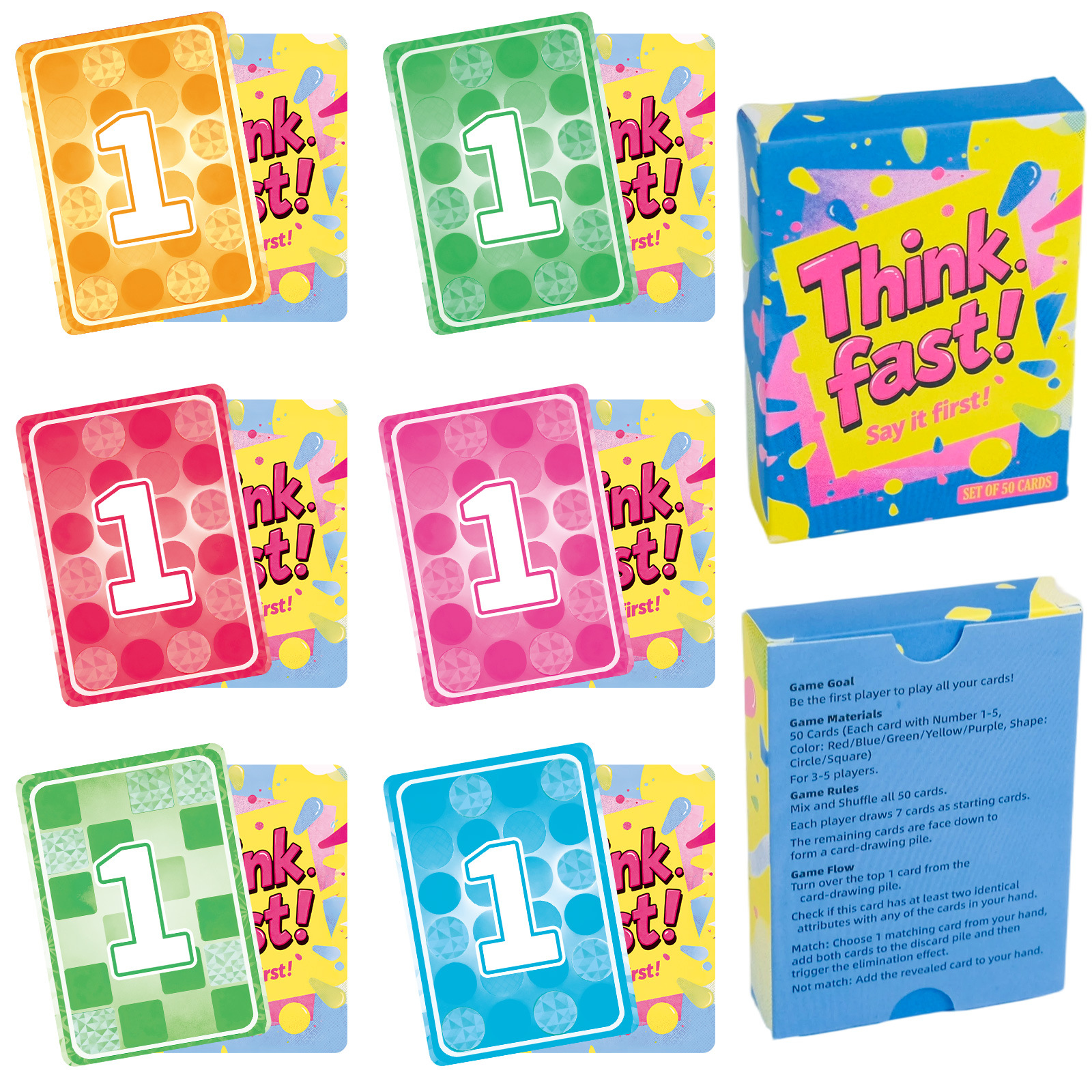 Creative Board Game For Party 2-5 Players Interactive Card Set_voghion.com