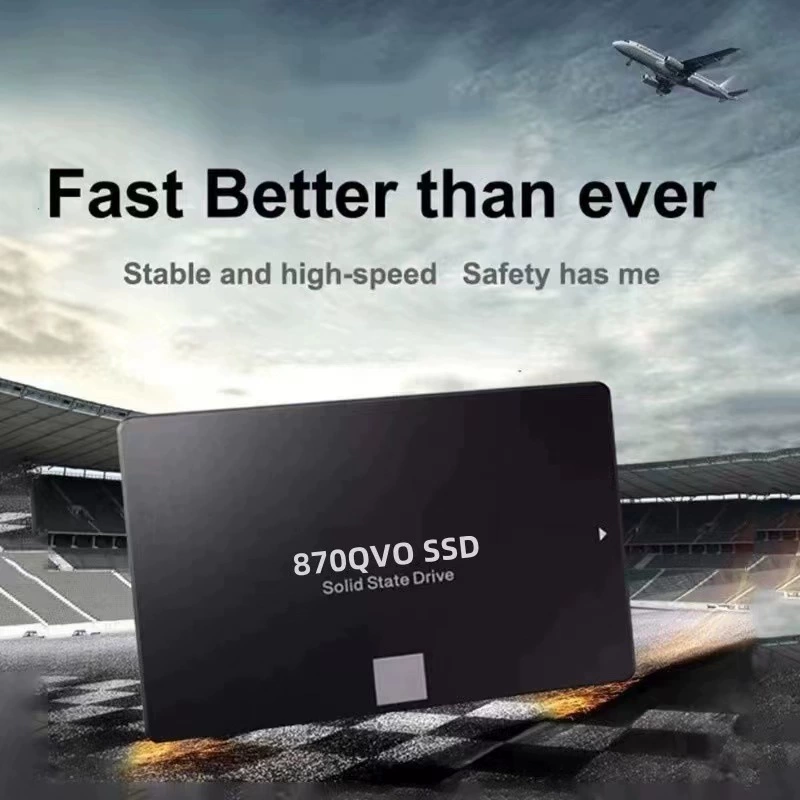 Новый трансграничный твердотельный накопитель SSD для ноутбука, настольного компьютера, твердотельный жесткий диск 870QVO1TB с портом SATA 2,5 дюйма
