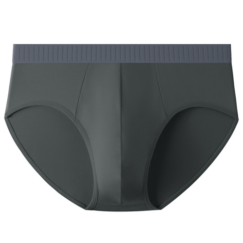 Men's Tri-Blend Cotton Seamless Simple Comfort Breathable Antibacterial gusset Men's underwear factory wholesale