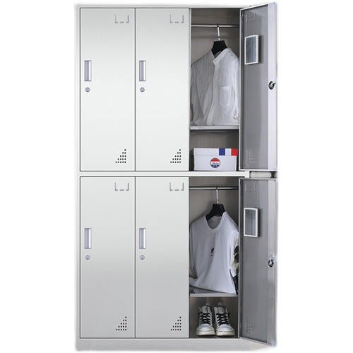 304 stainless steel locker staff locker school bathroom gym multi-door shoe cabinet cupboard storage cabinet