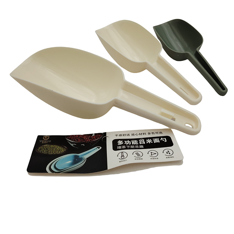 L5221 8324 metros de pala de tres piezas de la tienda de té de leche comida pala de cocina casera pala de té de fruta seca pala de arroz pala