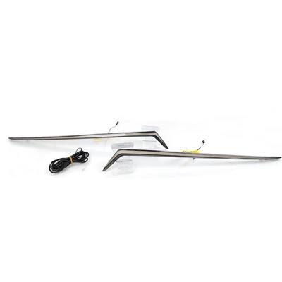 Suitable for 19-25 Models of Toyota Corolla Grille Lights Modified to Led Daytime Running Lights Toyota Corolla Drl (Gündüz işıqları) - dual-color-led-front-grille-light-bar-sold-as-a-pair
