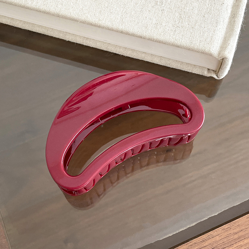 Bordeaux haarclip voor dames elegante haarklem_voghion.com