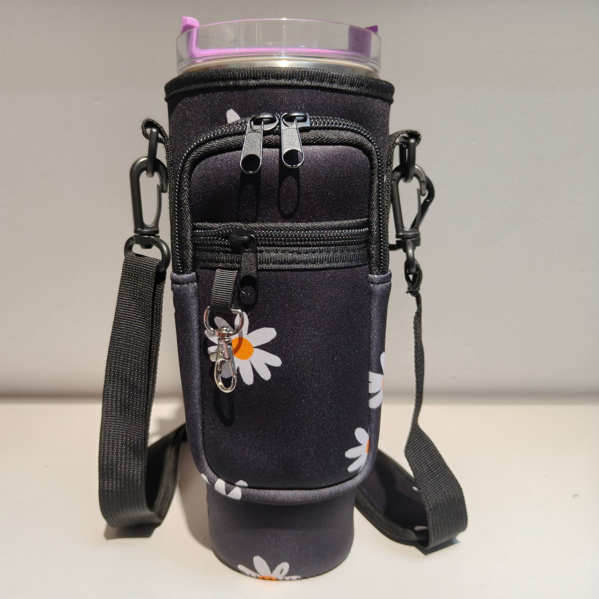 데이지(열쇠고리 + 더블지퍼 + 카라비너 + 재고배송)