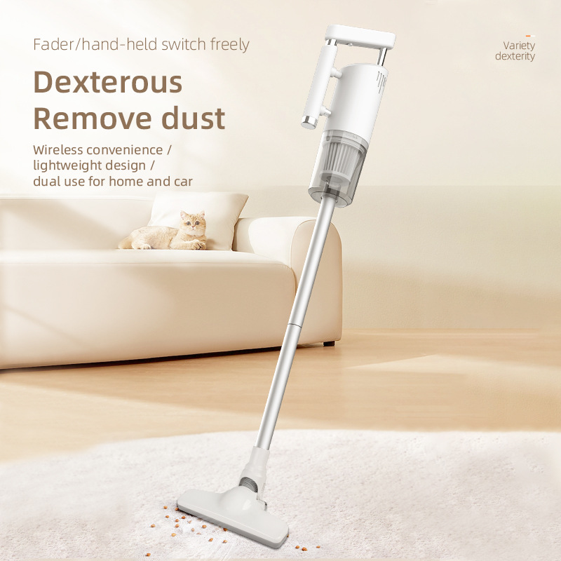 Cross-Border Handheld Vacuum Cleaner for Home Use, Wireless, High Suction Power, Portable for Car Use, Smart Mini, Small Size, Rechargeable, All-In-One, Wholesale