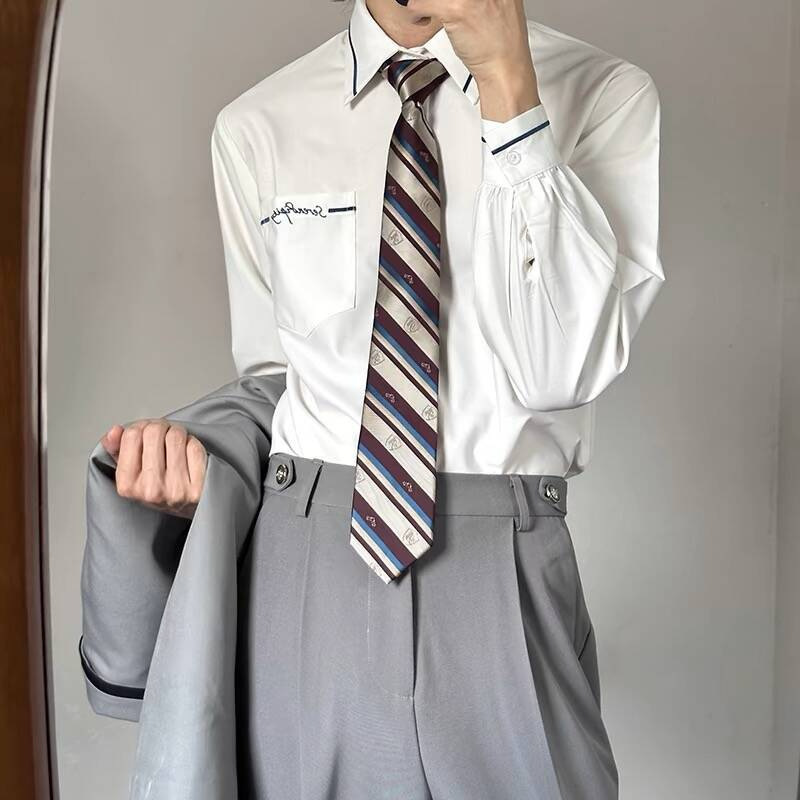 Uncle Kimura Dk Japanese Style Original Design Retro Double-Breasted Suit with Elastic Multi-Color Trousers