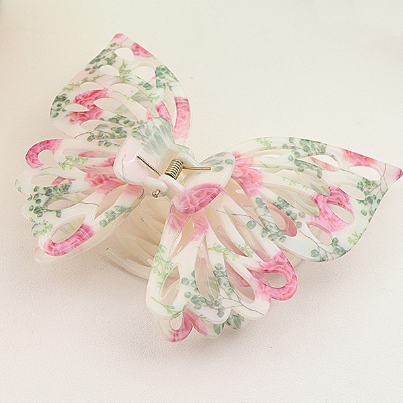 112g Weight Hair Clip, Hair Claws Hair Accessories Type 1 Piece Quantity Holiday, Daily Occasion Plastic Material Butterfly, Horse, Fish, Shark Pattern Women's Gender Elegant, Sweet Style Elegant Sweet Women's Butterfly Horse Fish Plastic Hair Clip Hair Claws 9