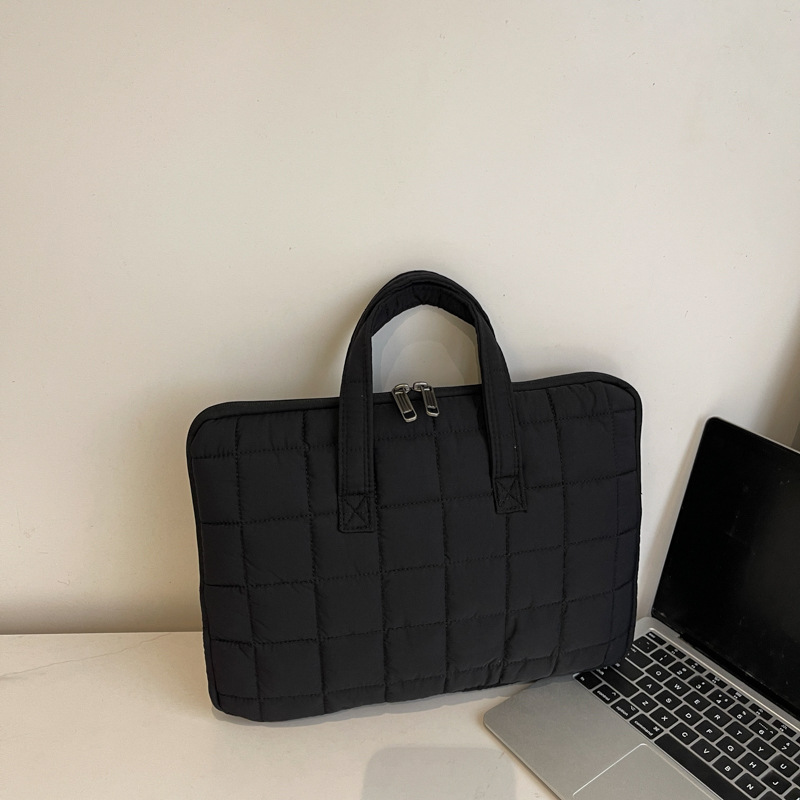 Korean Style Ins Embroidered Cotton-Lined Fashion Inner Bag 11inch Tablet Protective Case 13inch Laptop Bag
