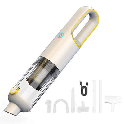 Car Vacuum Cleaner Portable Handheld Tozsoranlar - white