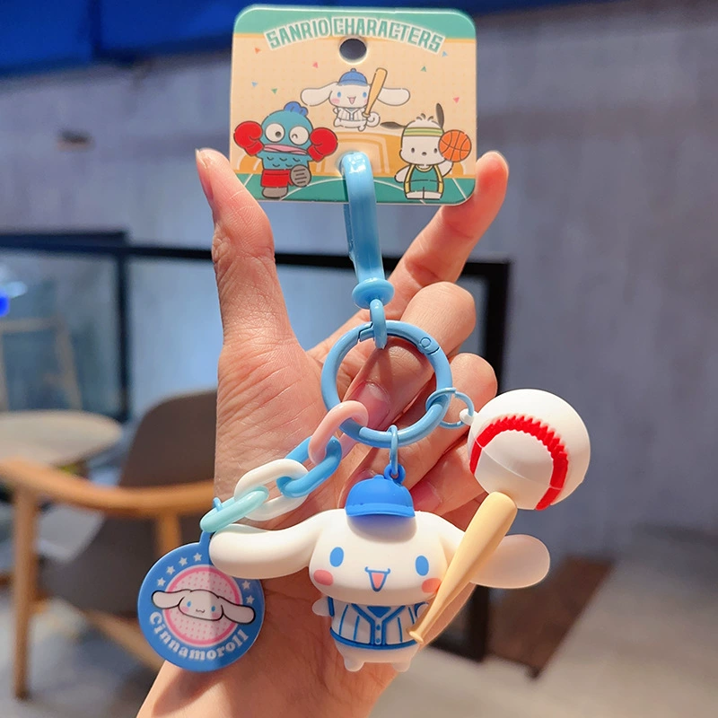 Плюшевый брелок Sanrio Hello Kitty, оригинал, мягкая подвеска 11×7.5 см, коллекционный талисман
