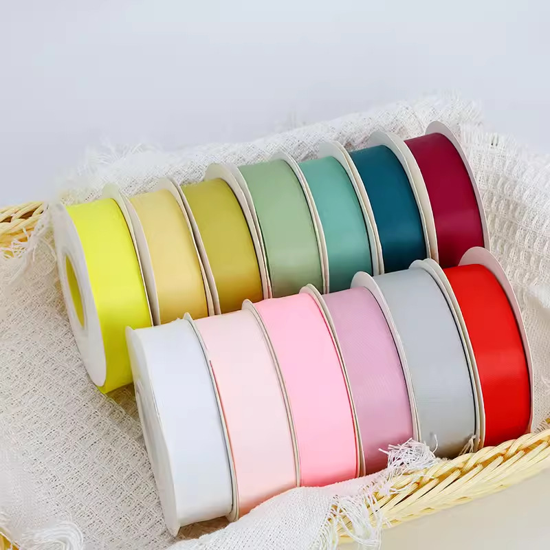 Nueva cinta de algodón de poliéster caja de pastel de cumpleaños regalo de flores arco tocado de regalo hecho a mano ramo de regalo cinta cinta