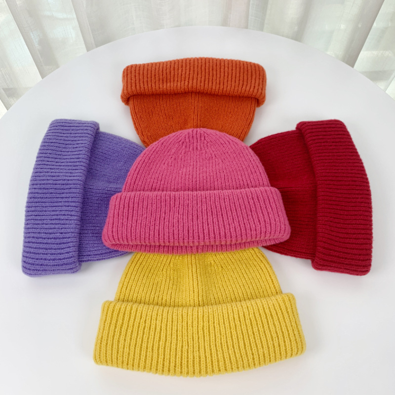 鹿毛绒双翻边帽