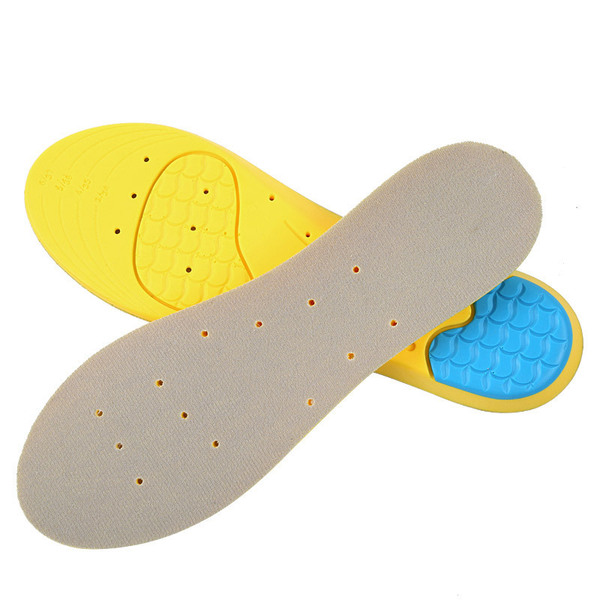 Shock-absorbing keep warm insoles for men and women