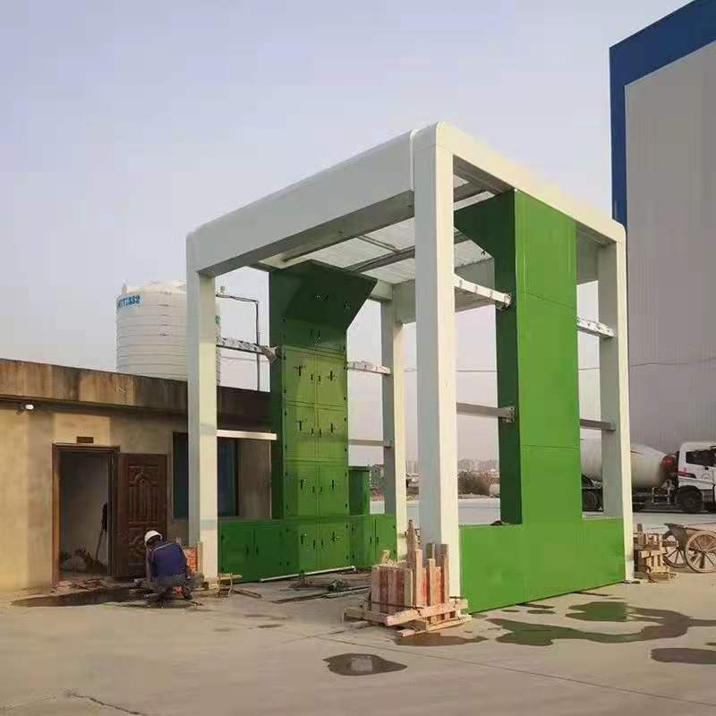 龙门式建筑自动工地洗车台 120T施工车辆洗轮机 商混站洗车机