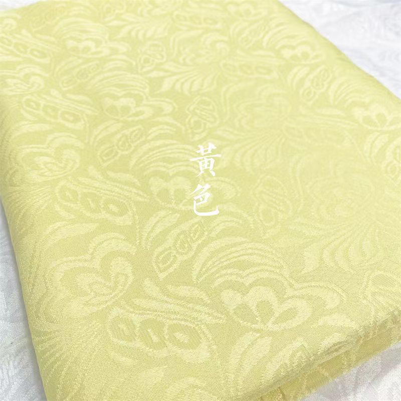 メーカー直販卸売バタフライ恋花レリーフジャカード生地全ポリエステル無弾チャイナドレス漢服服布地復古風