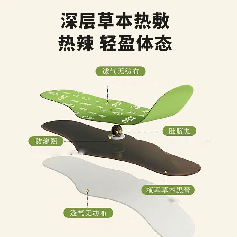 燃燃炫腹草本贴艾上同款肚脐贴轻姿贴艾草热敷肚脐丸贴源头厂家|undefined