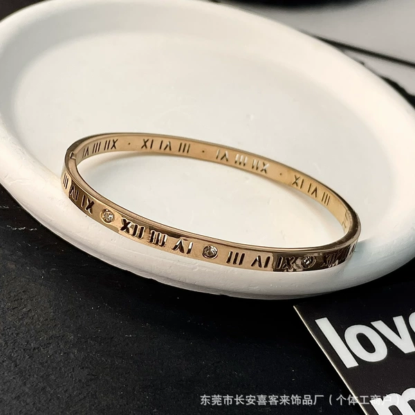 Z003 Roman hollow rose gold
