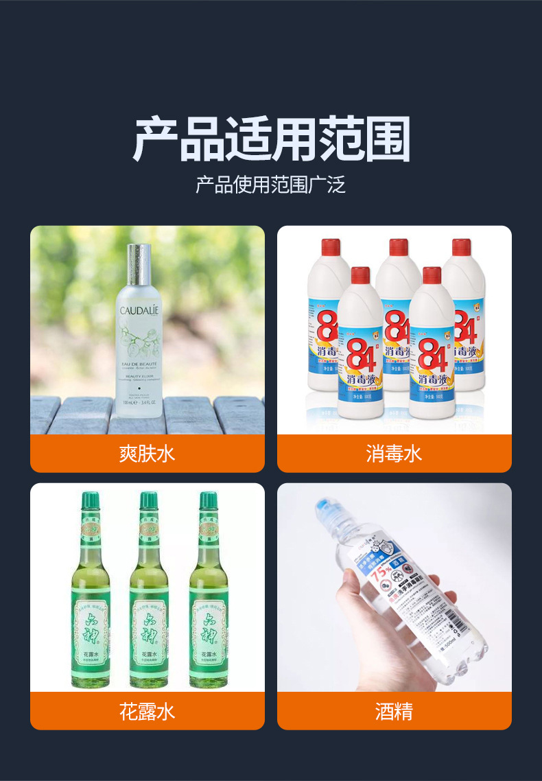 Wholesale In Stock 30ml 50ml 100ml Clear Plastic Spray Bottles Alcohol Perfume Press Spray Refill Bottles