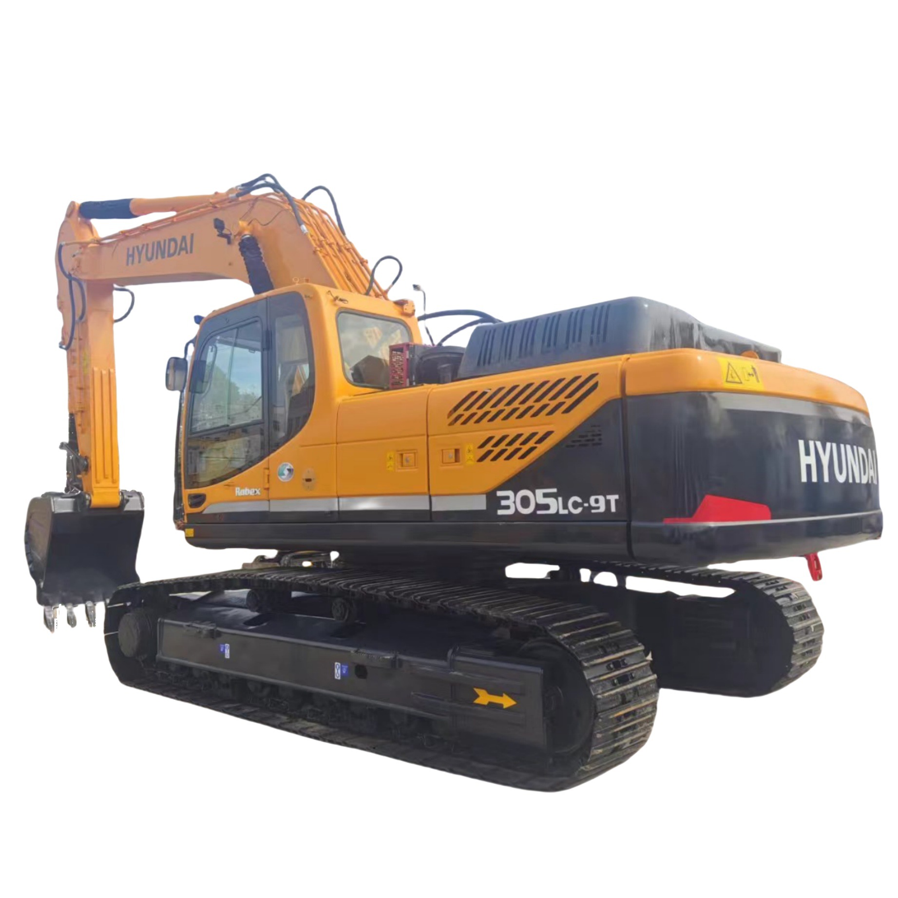 二手现代305 Lc-9T cralwer挖掘机，操作良好，价格优惠