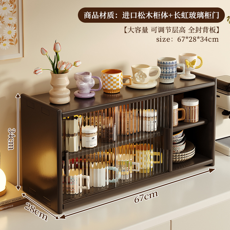 Portavasos de madera maciza taza de agua taza de té juego de té soporte de almacenamiento de taza mesa de comedor encimera de taza de café estante de mesa de comedor
