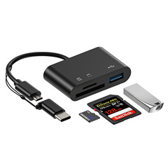 工場私型type-cカードリーダーtype-cアンドロイド携帯電話パソコン多機能otg2.0sd/tfuディスク