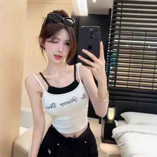 [Factory Direct Sale] American-Style Camisole for Women to Wear as Outerwear in Summer, Thai-Style Niche Sweet and Spicy Tube Top