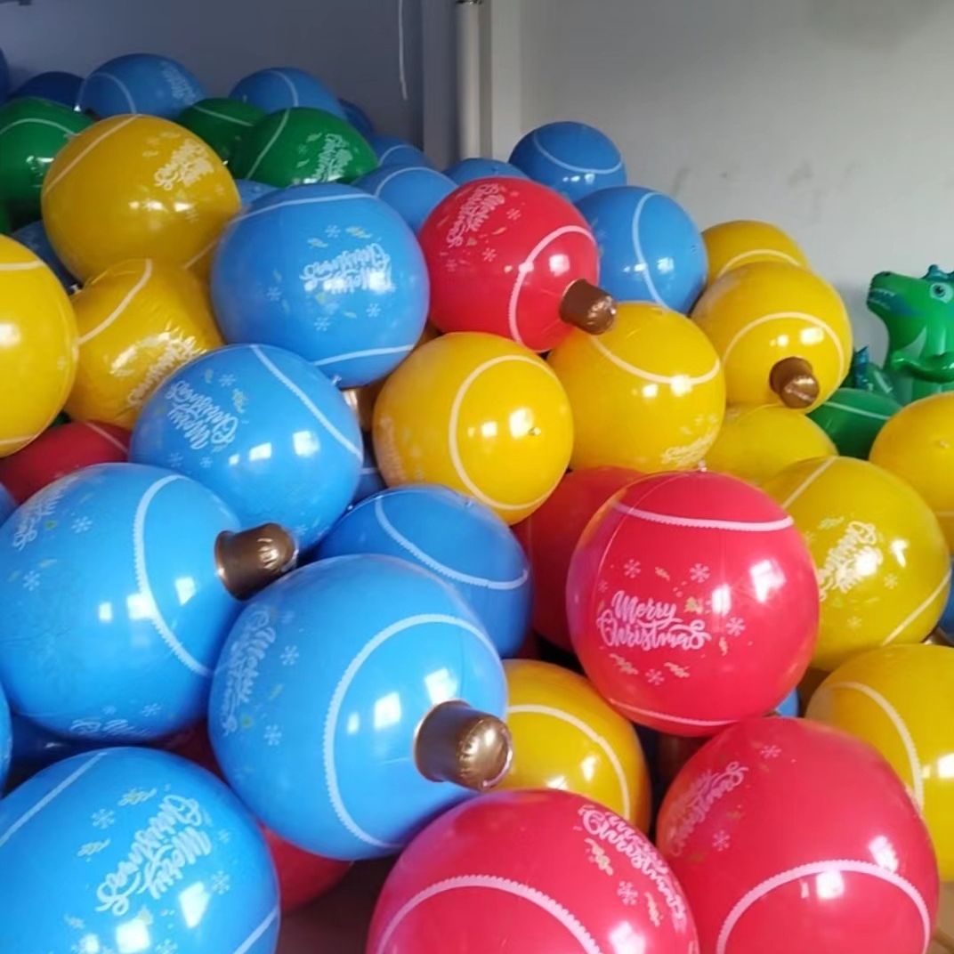 Transfronteriza nueva bola inflable de Navidad fiesta patio al aire libre 60cm bola diversión vacaciones atmósfera Decoración