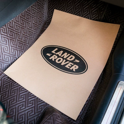 Universal Foot Pad: Car disposable foot mat paper, waterproof - 100-black-land-rover-car-emblems-todays-super-low-price