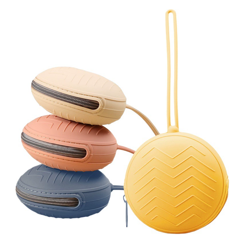 Детская портативная простая в уходе сумка для хранения соски сменная гарнитура FDA пищевой силикон W сумка для хранения на молнии