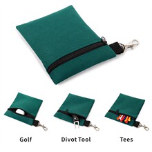 高尔夫球袋尼龙球套高尔夫腰包便携式GOLF球座球叉工具包挂腰球钉