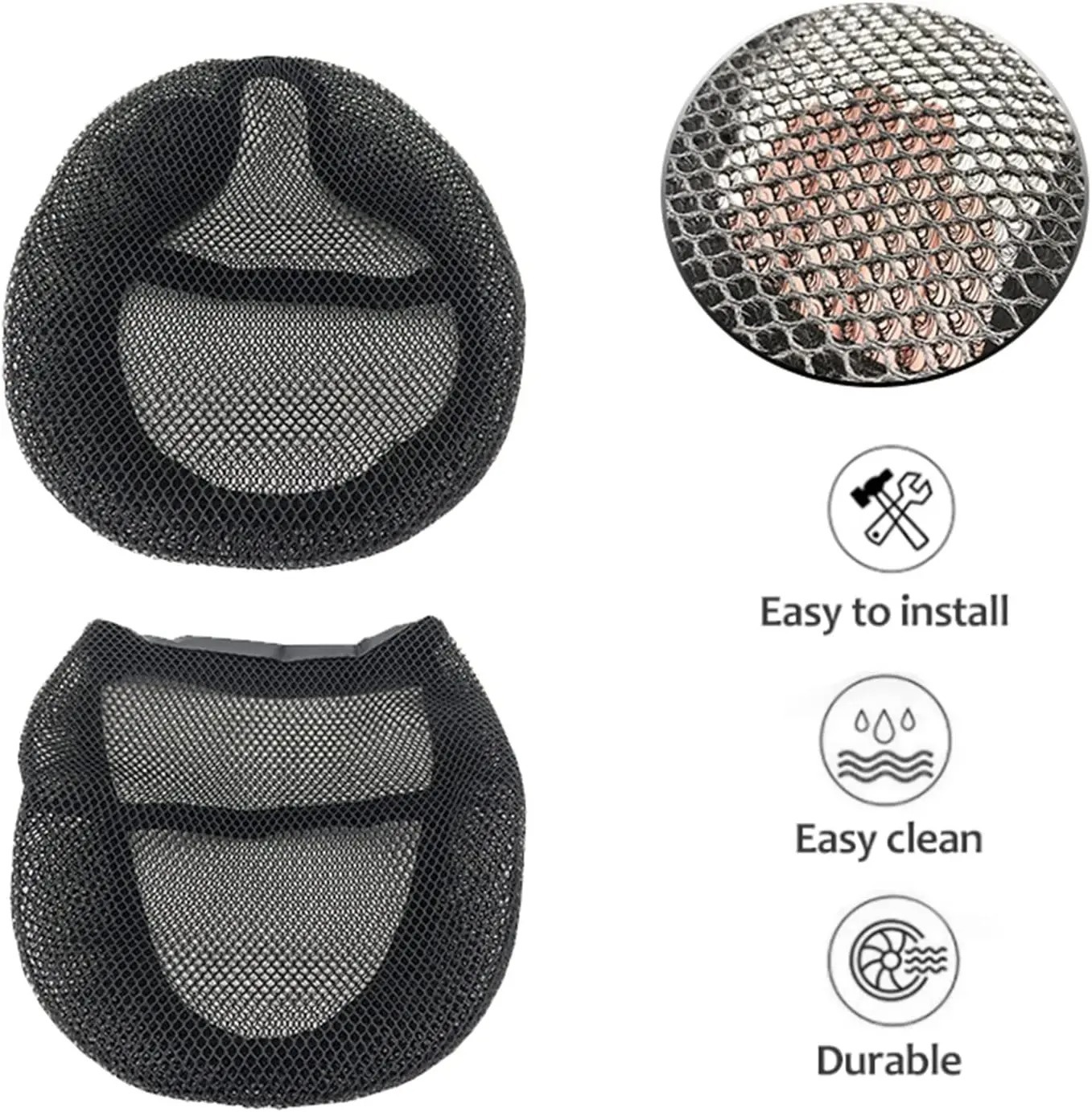 Suitable for Himalayan 411 2016-22 Motorcycle Seat Cover Seat Protection Pad Mesh Seat Cushion Bmw