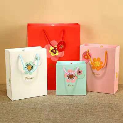 Cake gift doggy bag reticule size style Multipurpose currency White card Knife and fork