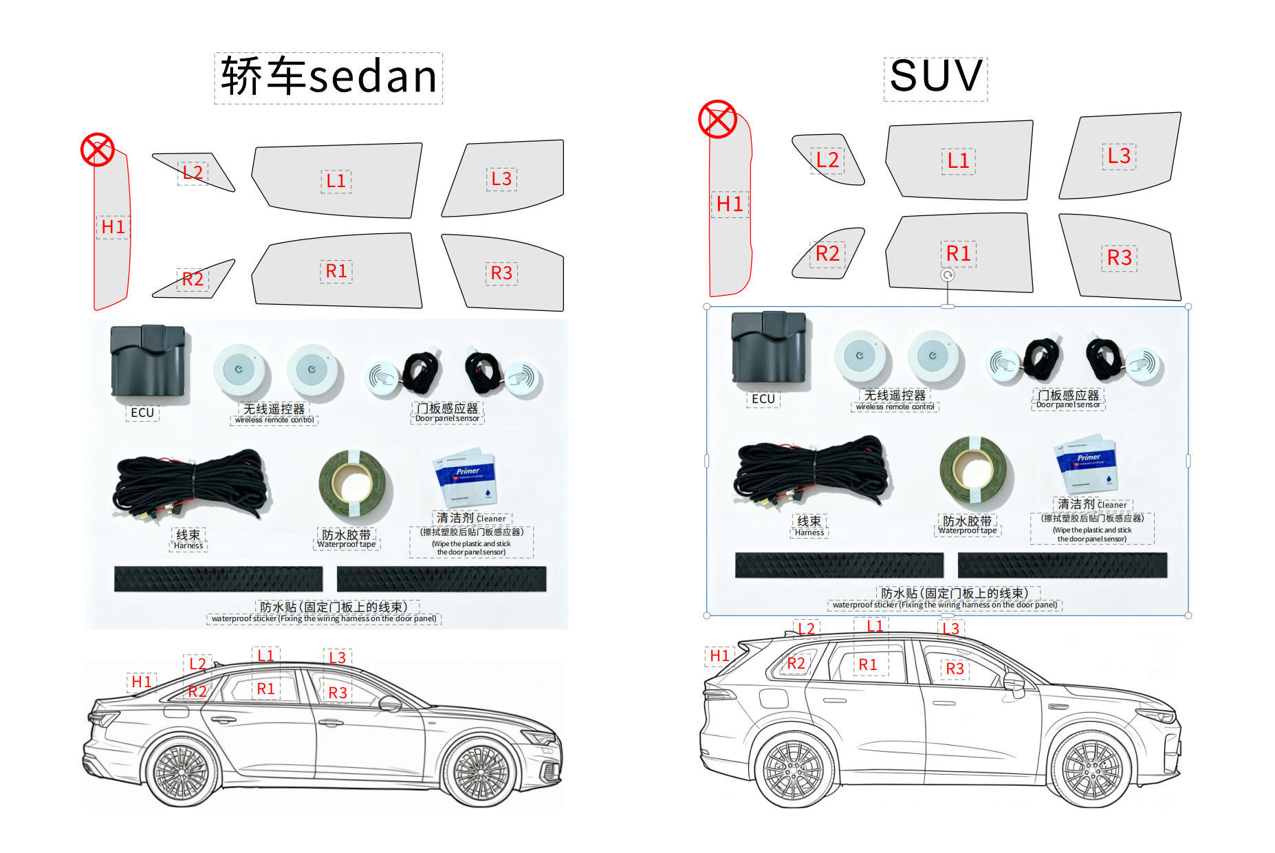 Kia K5 electronic dimming film, smart electronically controlled film, DLC, transparent when powered on, foggy when powered off, high privacy and heat insulation