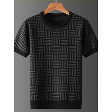 S 34414 Geometric Jacquard Shirt �����Ứ�������羳����