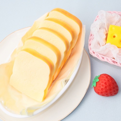 Simulation Food Toys Toast Noodles Pinch Fun Stress Relief Toy Creative Bread Expression Ball Children's Toys Factory Wholesale