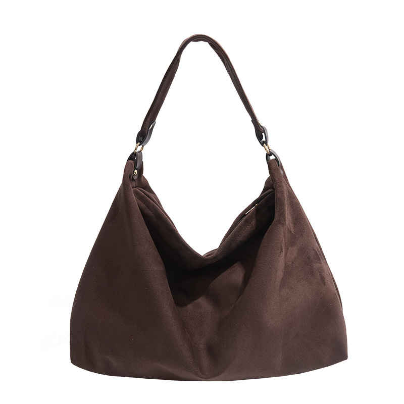 Bolso de hombro de estilo europeo/americano para mujer 2025, casual de gran capacidad, axila