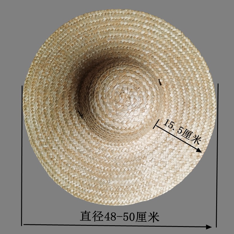 メーカー直送麦わら帽子、農民麦わら麦わら日よけ帽子、男性と女性の労働保護農業帽子、卸売印刷ロゴ|undefined